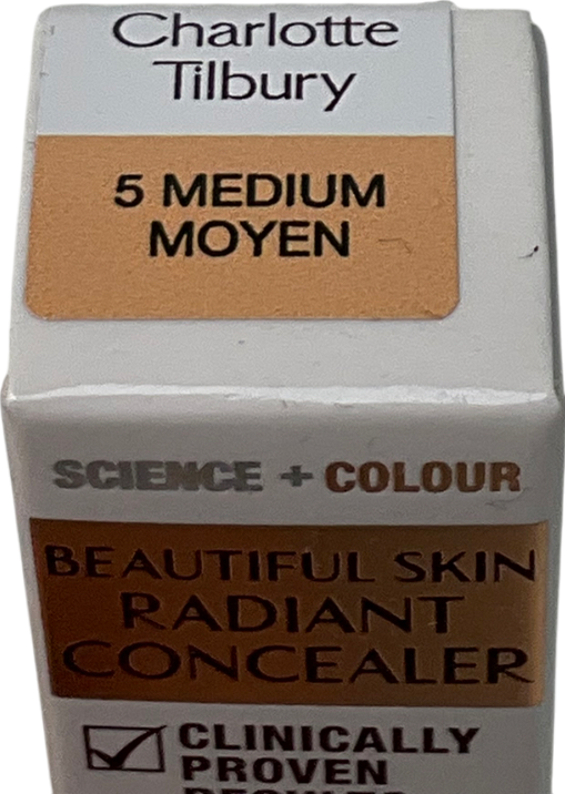 Charlotte Tilbury Beautiful Skin Radiant Concealer 5 Medium Moyen 7.2g