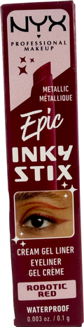 NYX Epic Inky Stix Waterproof Cream Gel Eyeliner Robotic Red 0.1g