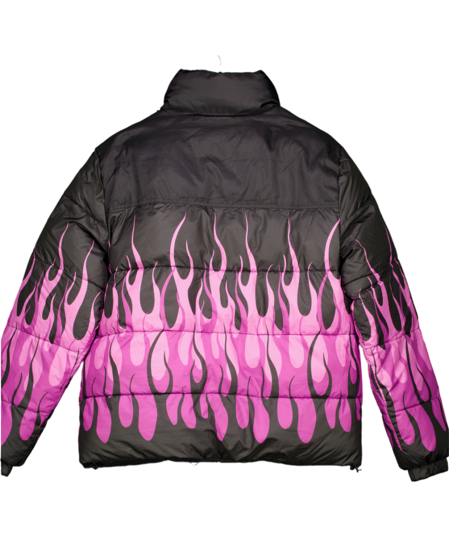 Vision Of Super Black Purple Flame Puffer UK S