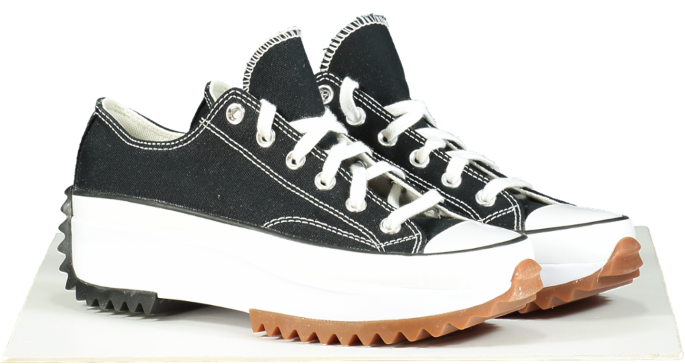 Converse Black/White Cons Run Star Hike OX UK 7 EU 40