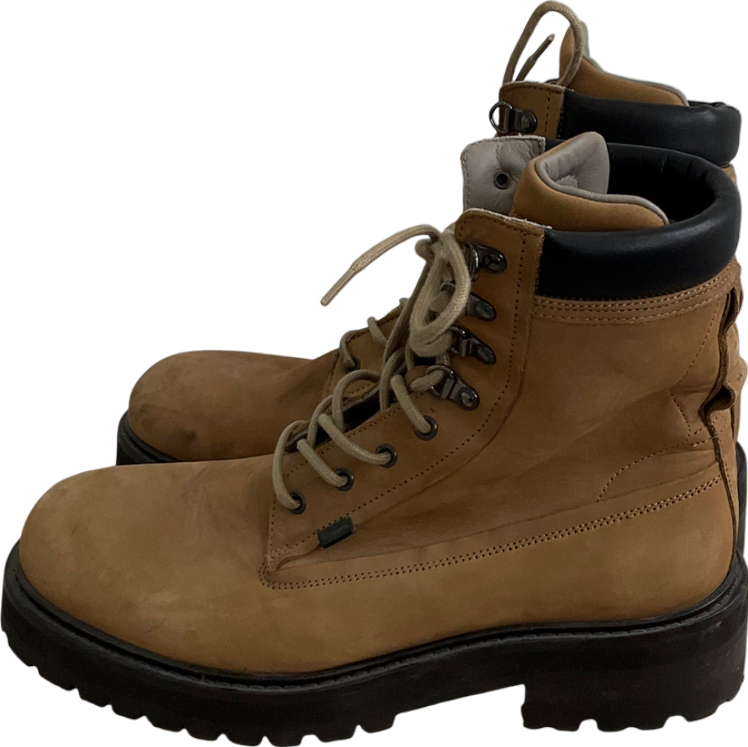 All Saints Brown Suede Lace Up Boots UK 8 EU 42 👞