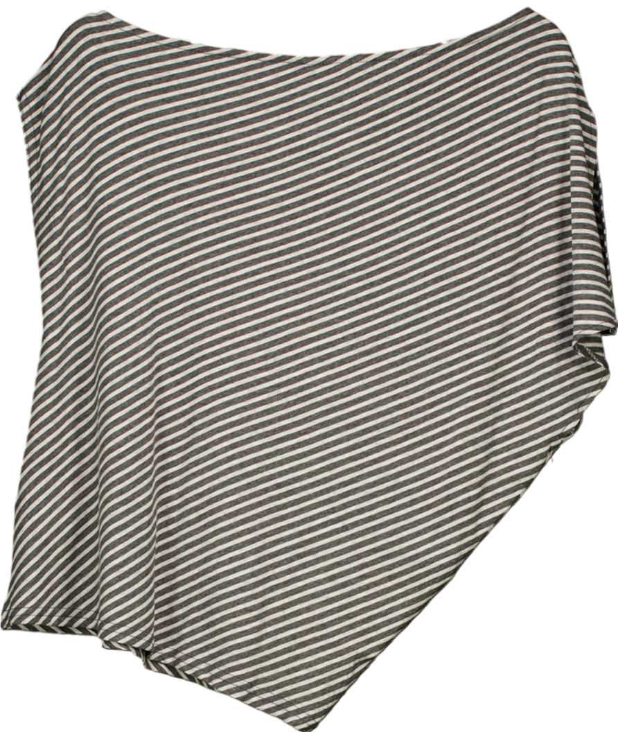 Urban Outfitters Grey Olivia Off-shoulder T-shirt UK XL