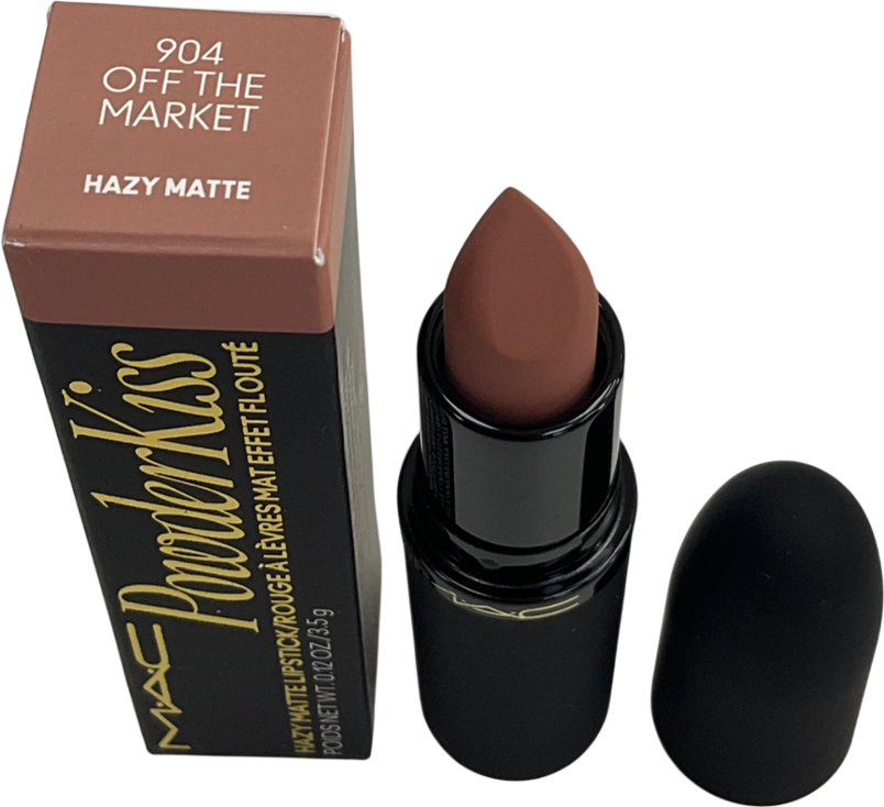 MAC Powder Kiss Hazy Matte Lipstick 904 Off The Market 3.5g