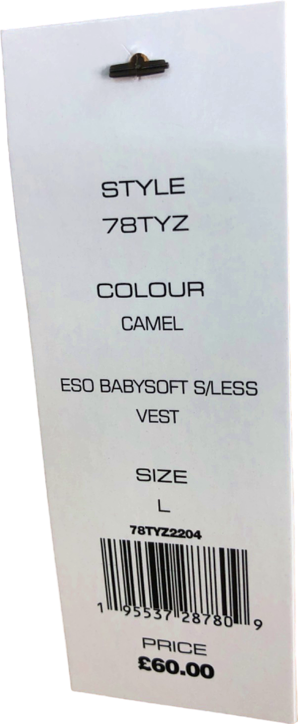 French Connection Camel ESO Babysoft Sleeveless Vest UK L