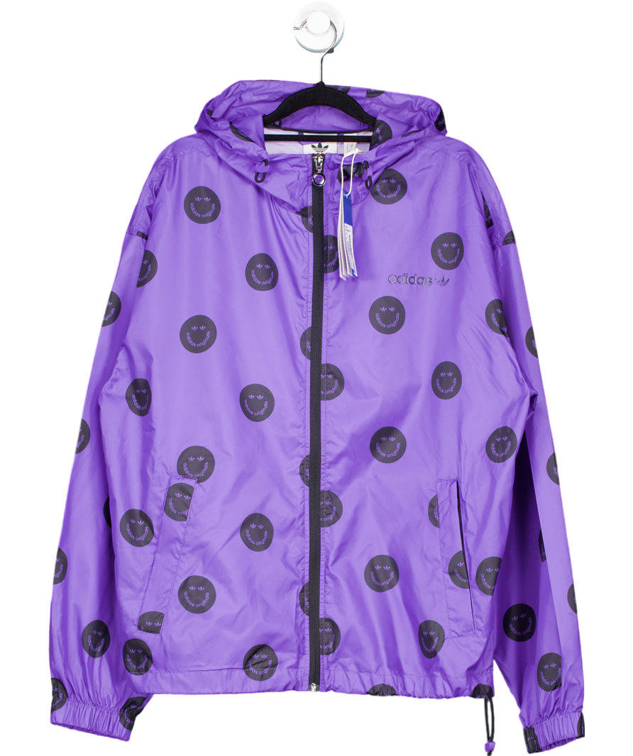 adidas Purple Originals Rain Jacket UK S