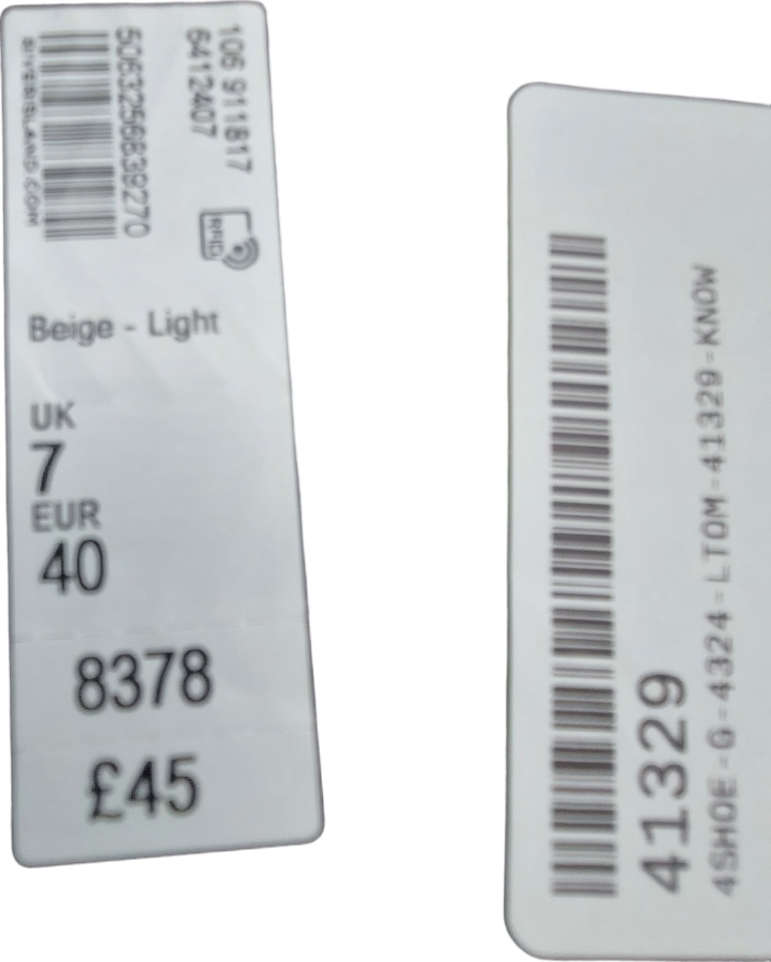 River Island Beige Suede Mules UK 7 EU 40 👠