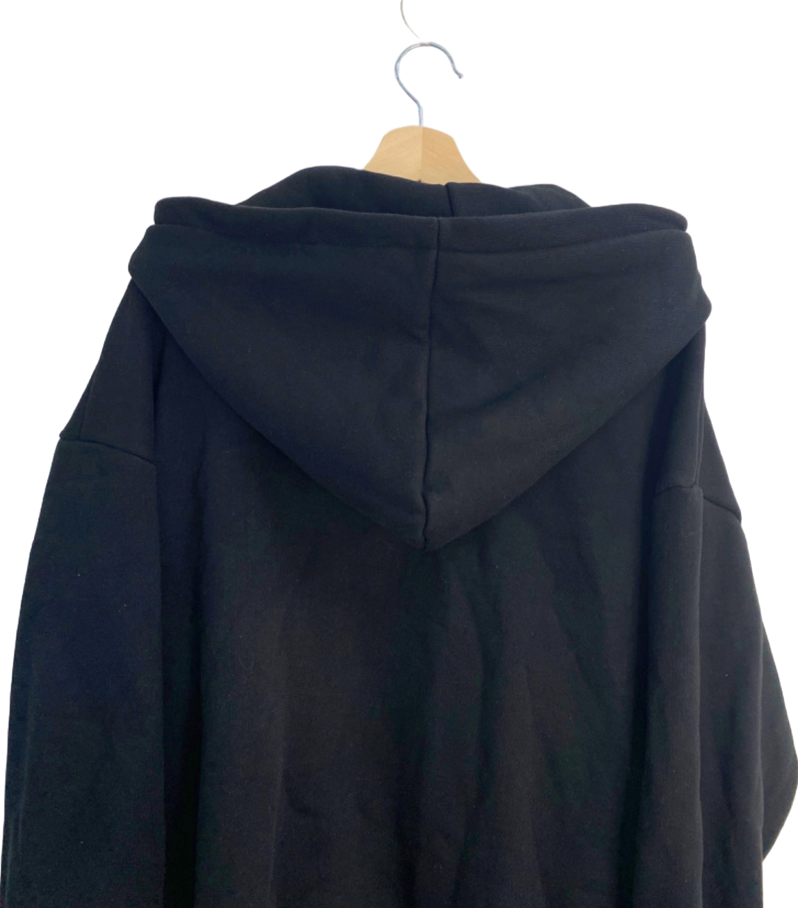 Never Black Zipped Hoodie UK Size L