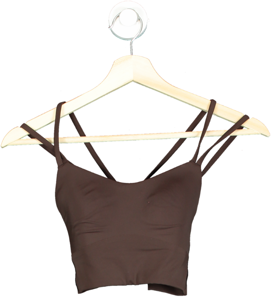 Lululemon Brown Strappy Sports Bra UK 8