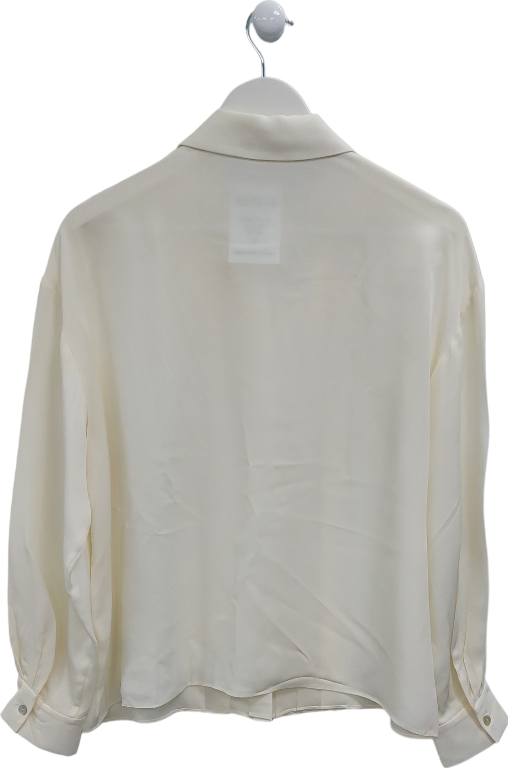 LILYSILK Cream Silk Blouse UK M
