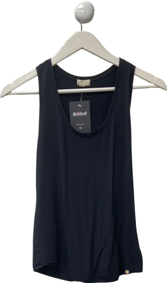 HANRO Black Sleep & Lounge - Tank Top UK S