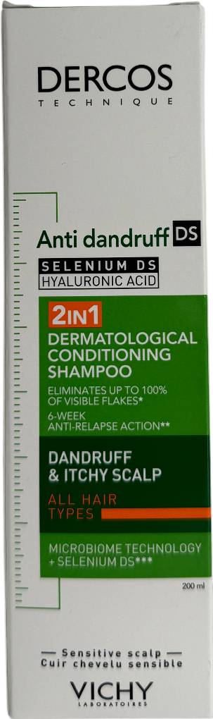 Dercos Technique Dercos Anti-dandruff 2in1 Dermatological Conditioning Shampoo 200ml