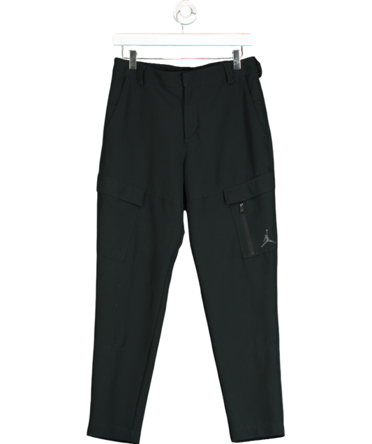 Black Jordan Essential Woven Track Pants UK M