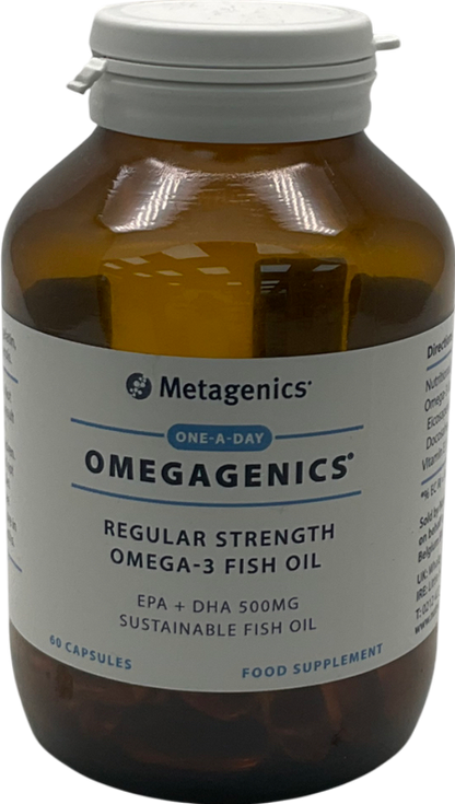 metagenics Omegagenics Regular Strength Omega-3 Fish Oil 60 capsules