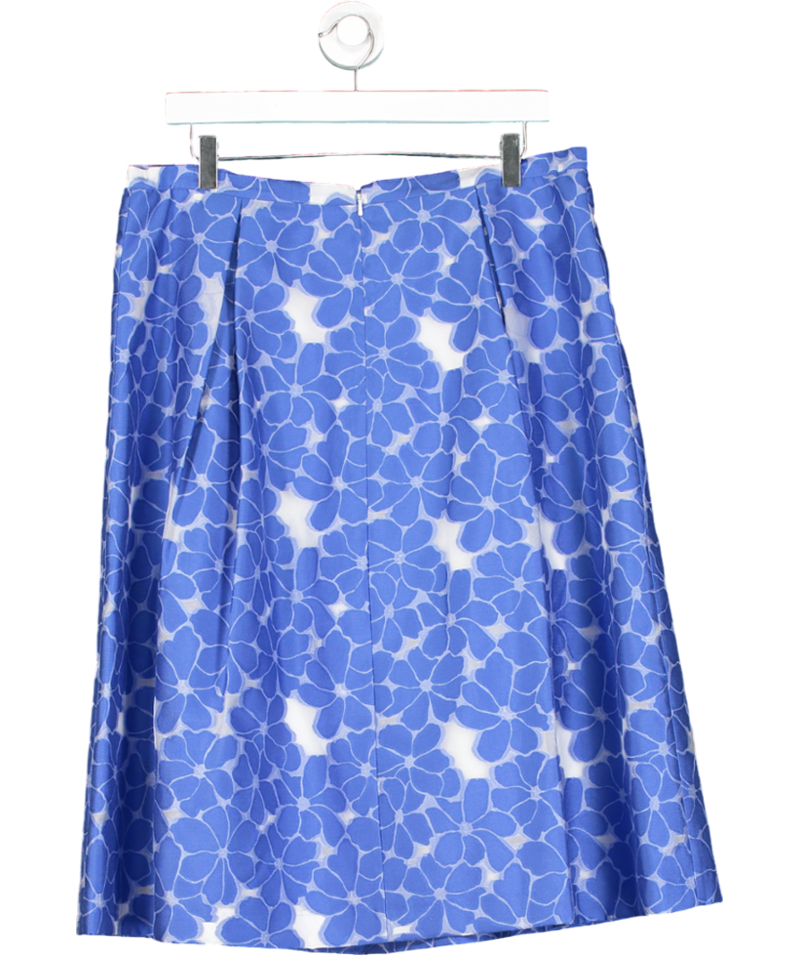 Hobbs Blue Bluebelle Henriette Midi Skirt UK 16