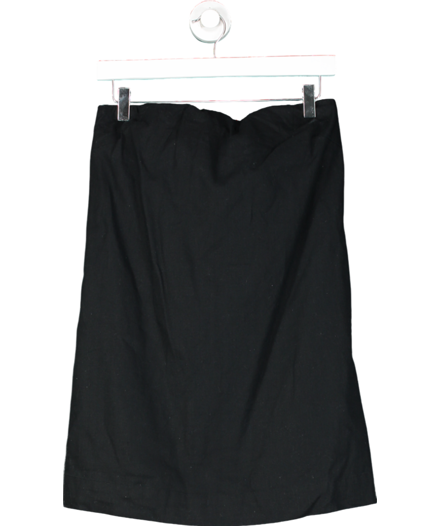 Free People Black Essentially The Best Cotton-linen Mini UK S