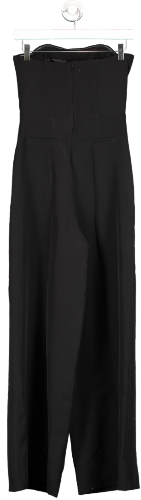 Anthropologie Black strapless jumpsuit UK 8