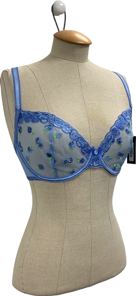 Lounge Blue Blush Balcony Bra 34F