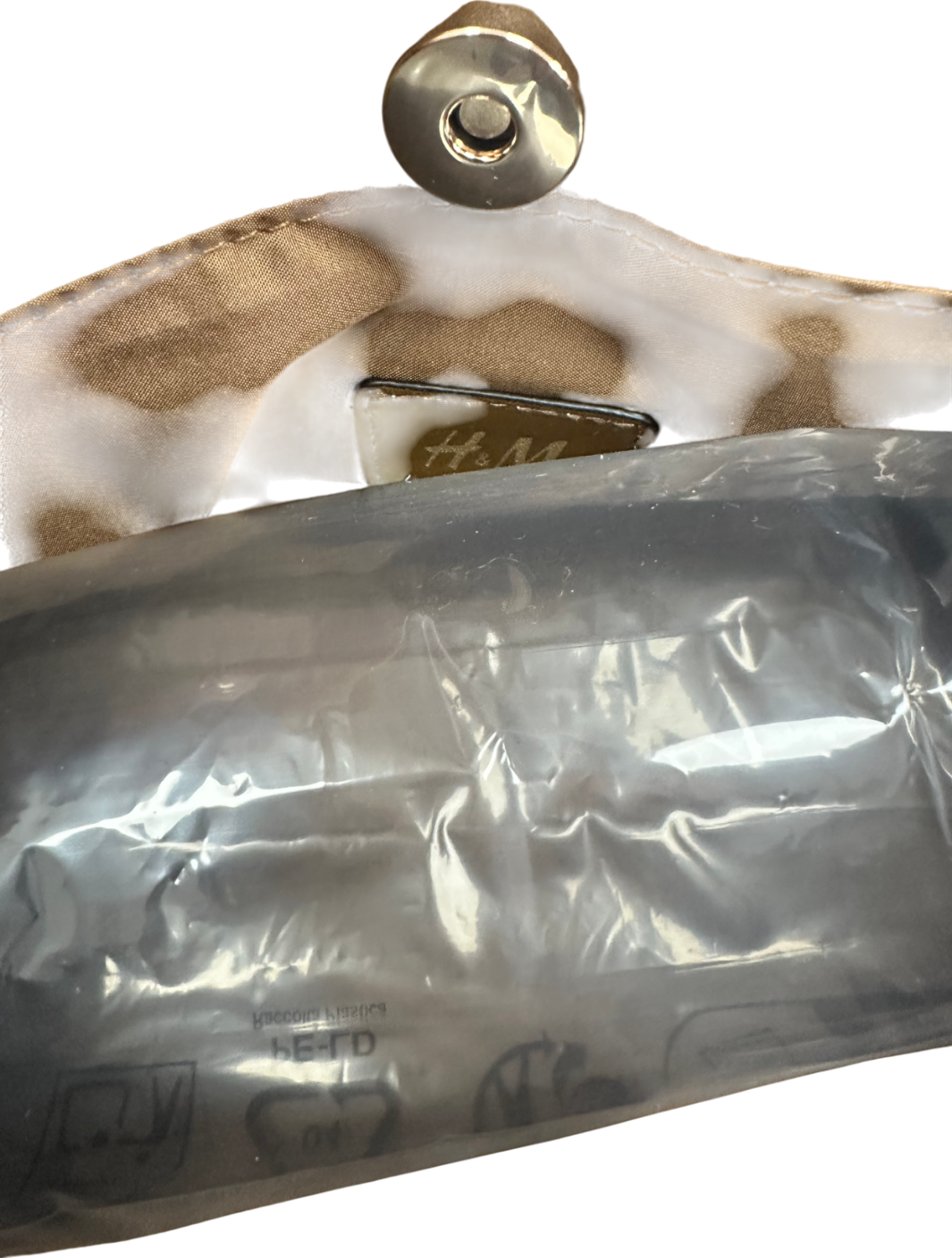 H&M Brown Buckle Detail Shoulder Bag