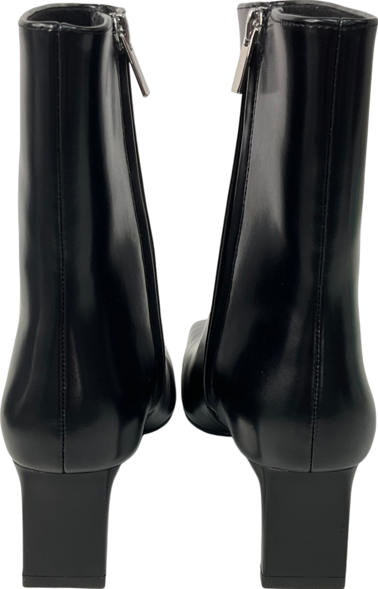 H&M Black Heeled Ankle Boots UK 4 EU 37 👠