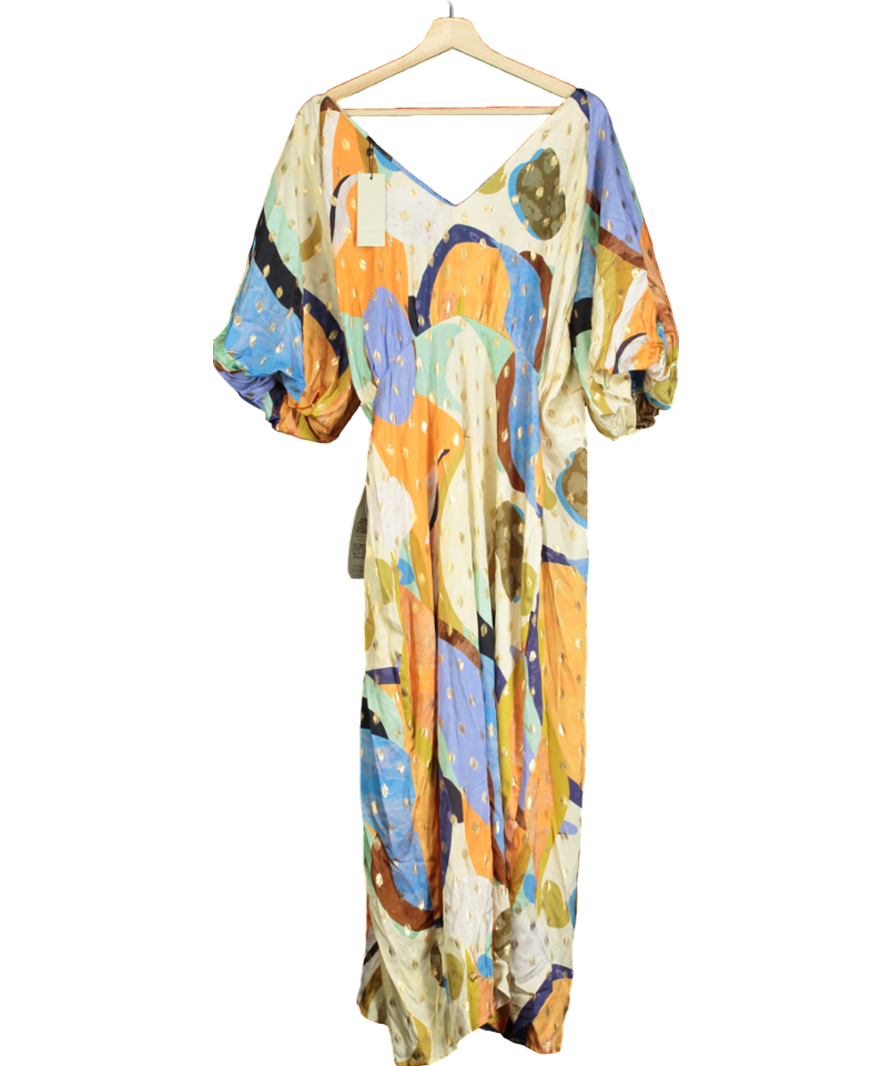 Never Fully Dressed Multicoloured Gigi Sadie Wrap Dress UK 18