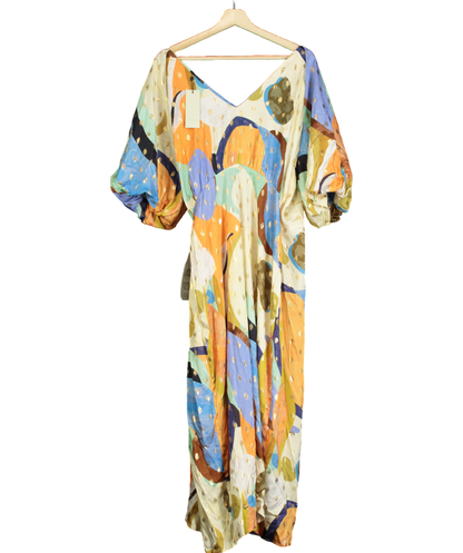 Never Fully Dressed Multicoloured Gigi Sadie Wrap Dress UK 18