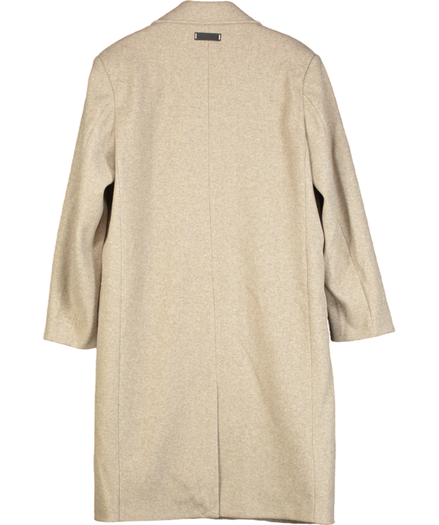 The Couture Club Beige Longline Oversized Duster Coat UK M