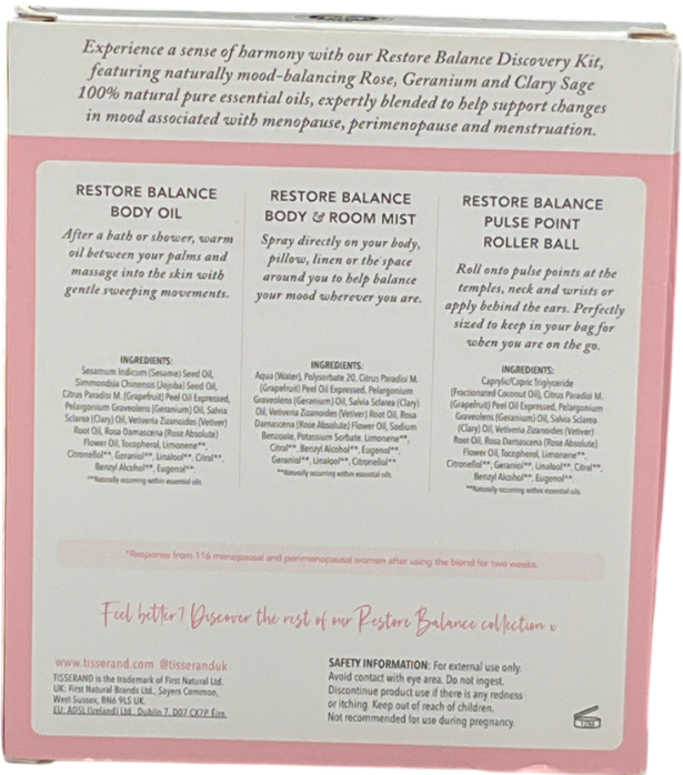 tisserand Restore Balance Discovery Kit 2x9ml - 1x10ml 2x9ml