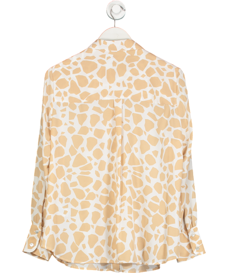 M&S Cream / Nude Print Shirt UK 14