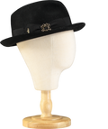 Elie Saab X Borsalino Black Nila Hat UK S