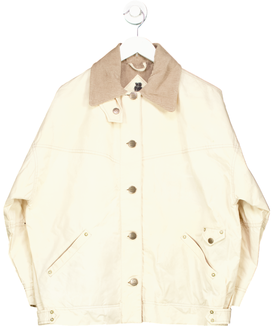 Free people Beige We The Free Suzy Wax barn Jacket UK XS