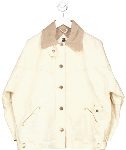 Free people Beige We The Free Suzy Wax barn Jacket UK XS