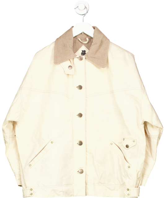 Free people Beige We The Free Suzy Wax barn Jacket UK XS