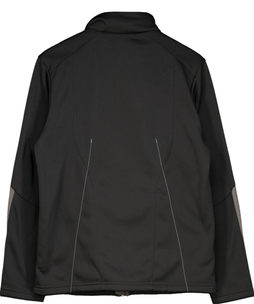 North End Sports Black Zip Track Jacket UK S