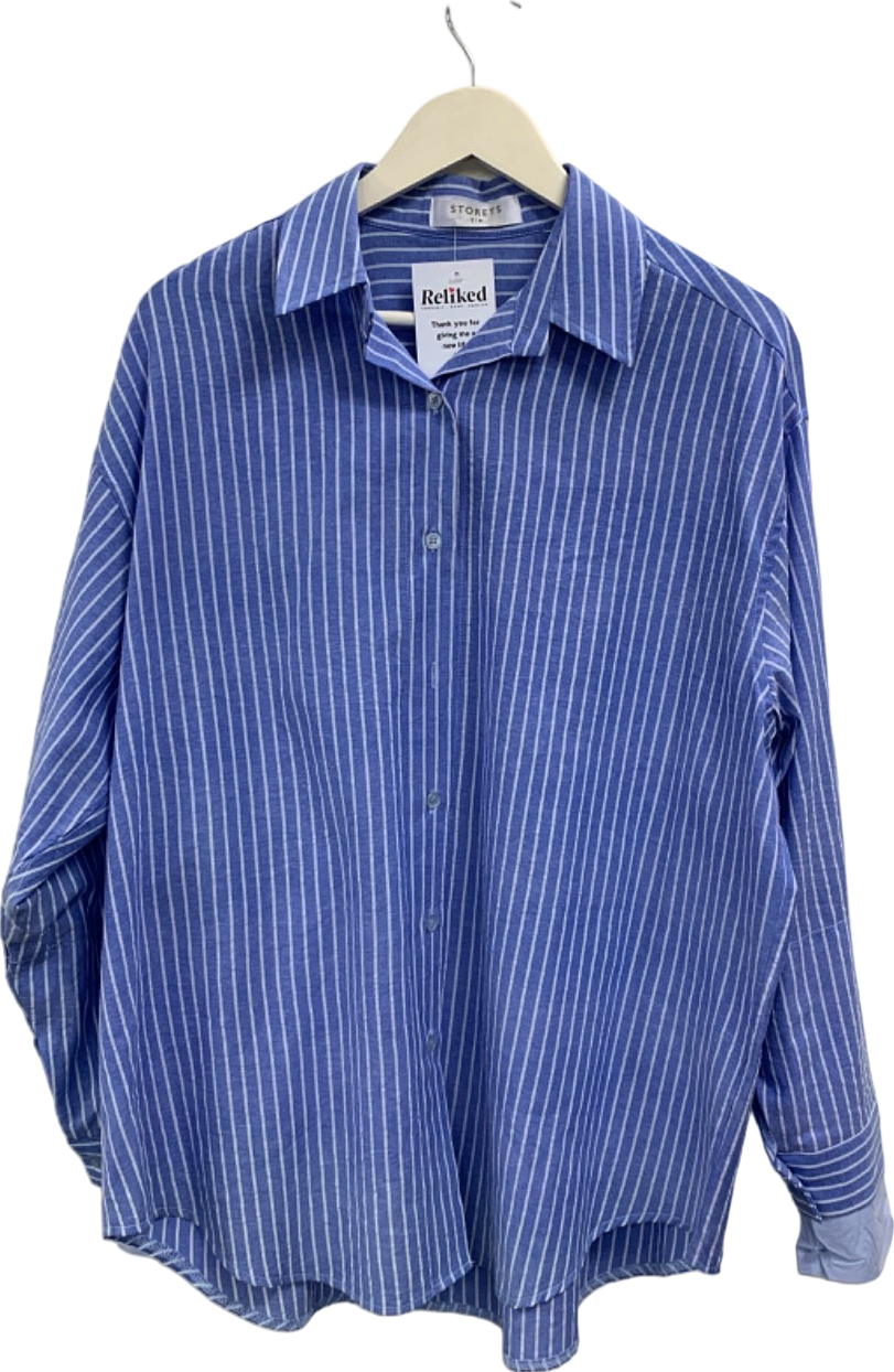 Storets Blue Striped Shirt UK S/M