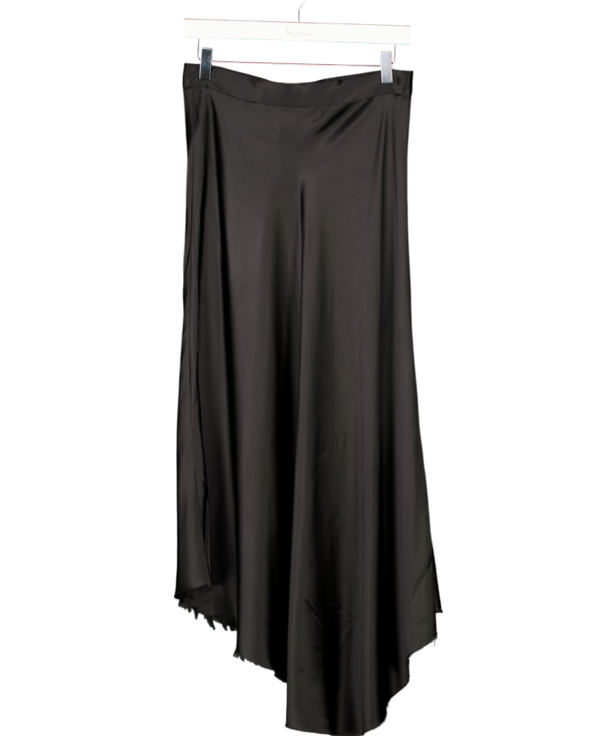 Raey Black Silk Slip Skirt UK 6