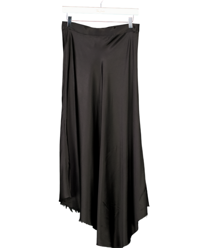 Raey Black Silk Slip Skirt UK 6