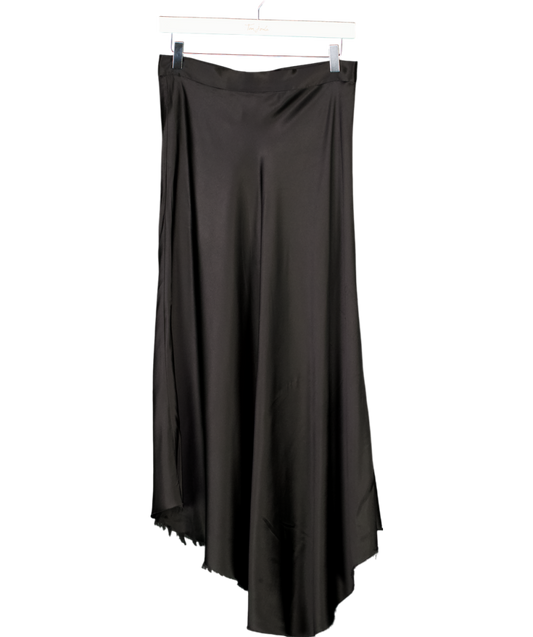 Raey Black Silk Slip Skirt UK 6