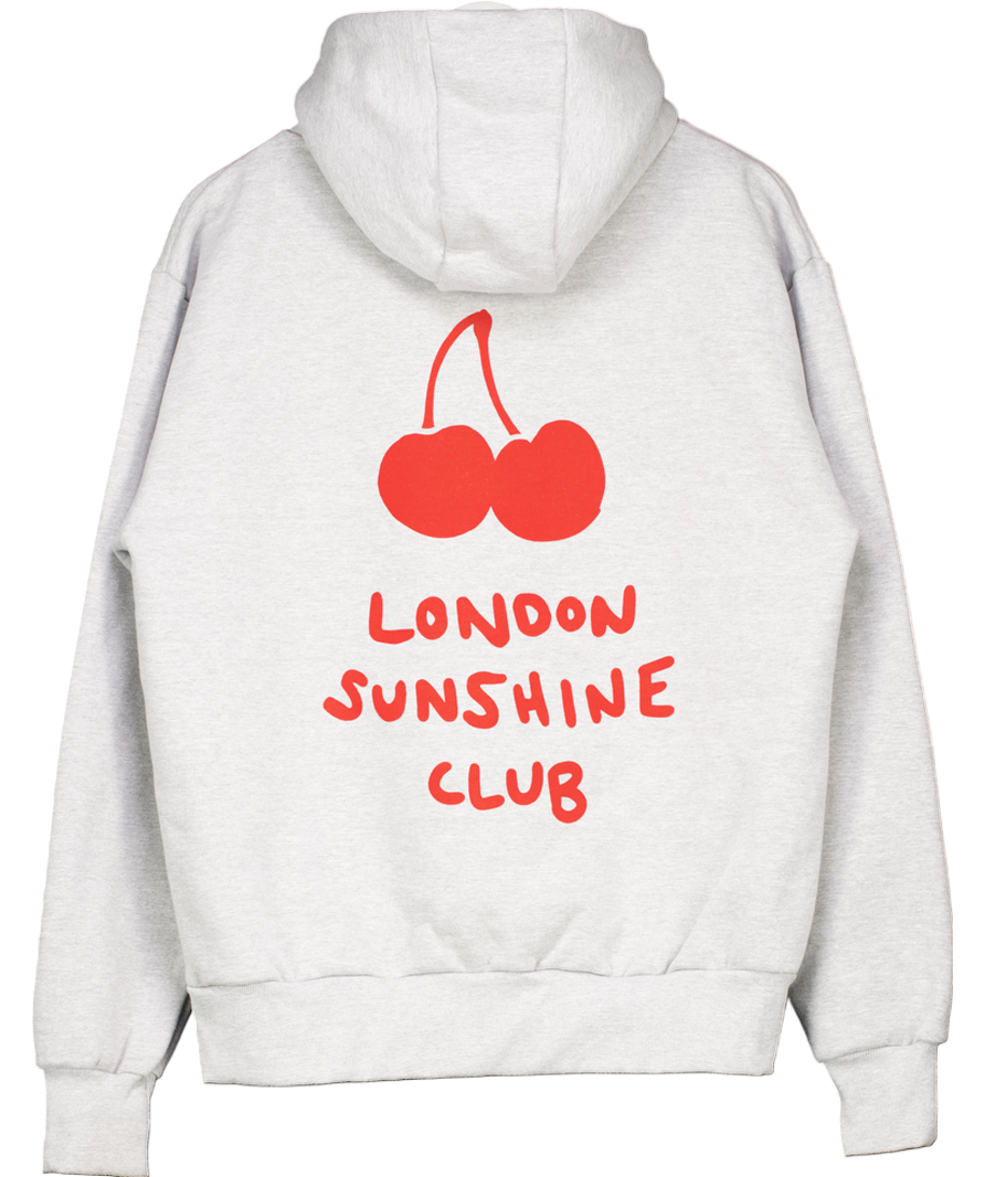 London shine club Cherry Hoody Grey Regular UK M