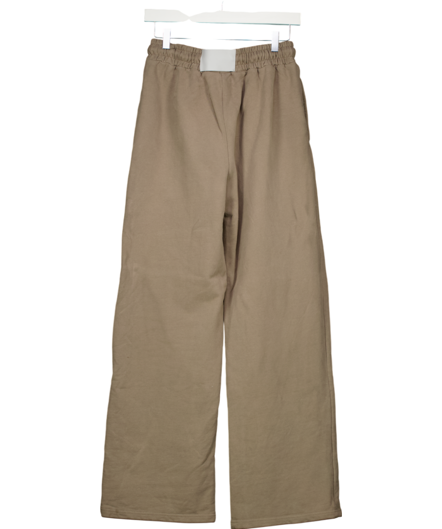 Cernucci Beige Ladies Wide Leg Jogger - Taupe UK S