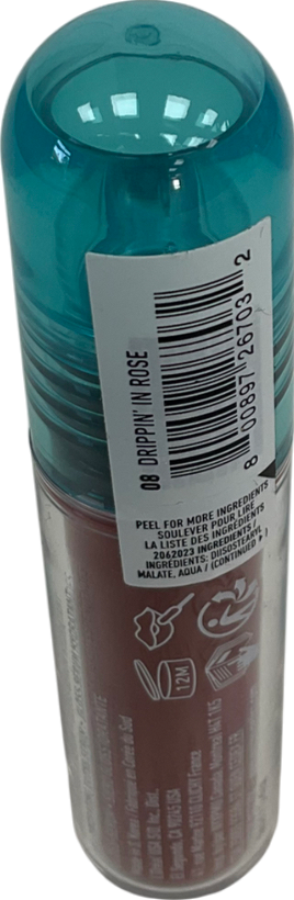 NYX Lip Iv Hydrating Gloss Serum Drippin In Rose 5ml