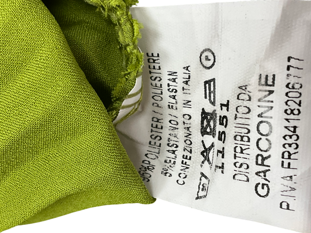 Green Plisse Maxi Dress UK Onesize