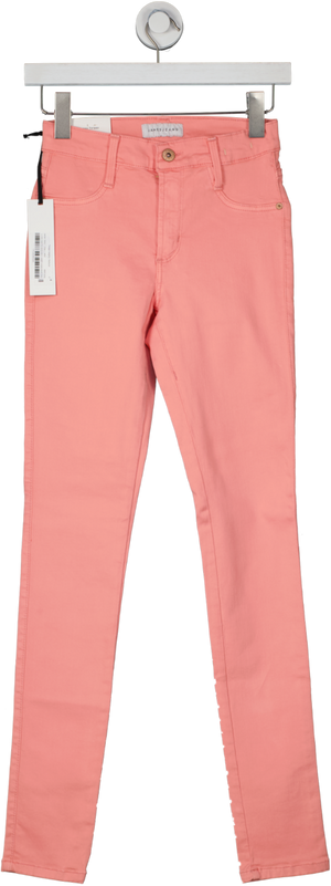 James Jeans Coral Pink Twiggy Ankle Length Skinny Jeans W25