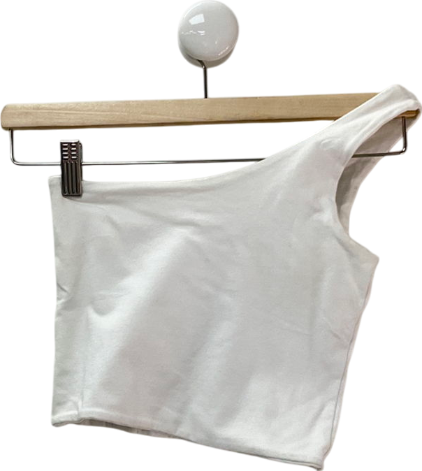 subdued White One Shoulder Top UK XS