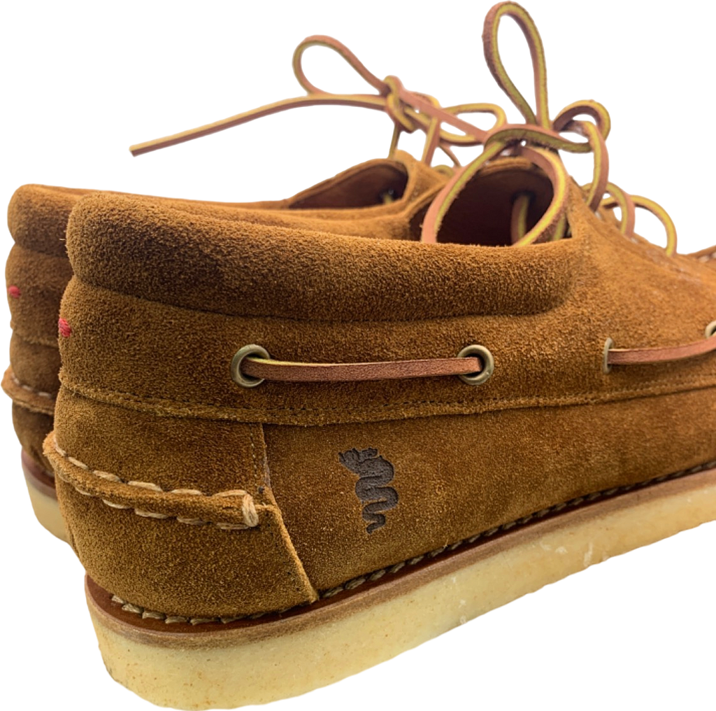 Velasca Milano x Alfa Romeo Tan Suede Boat Shoes  UK 9.5/10