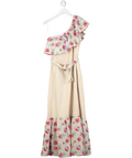 Pampelone Pink Delphina Maxi Dress UK L