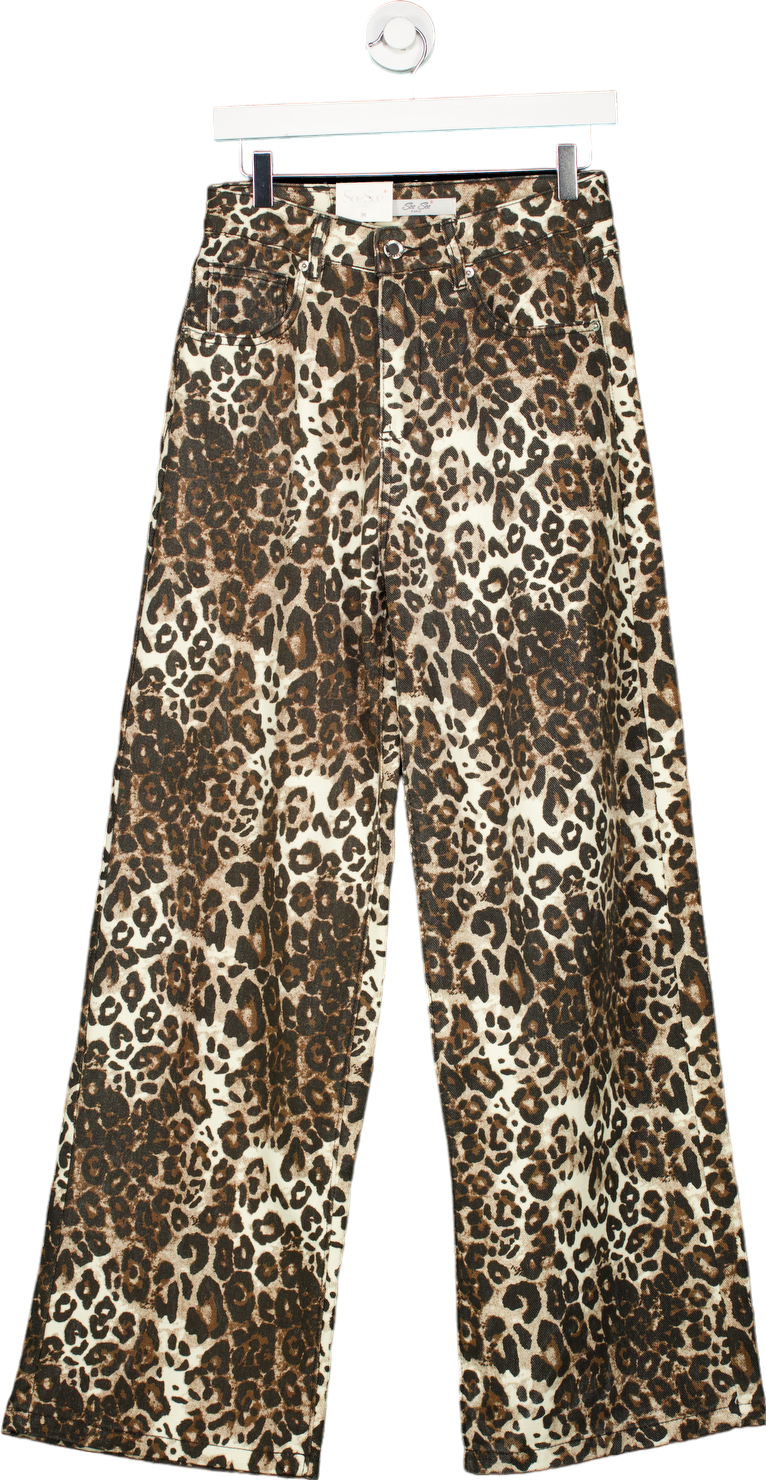 See See Paris Leopard Print Trousers UK 8