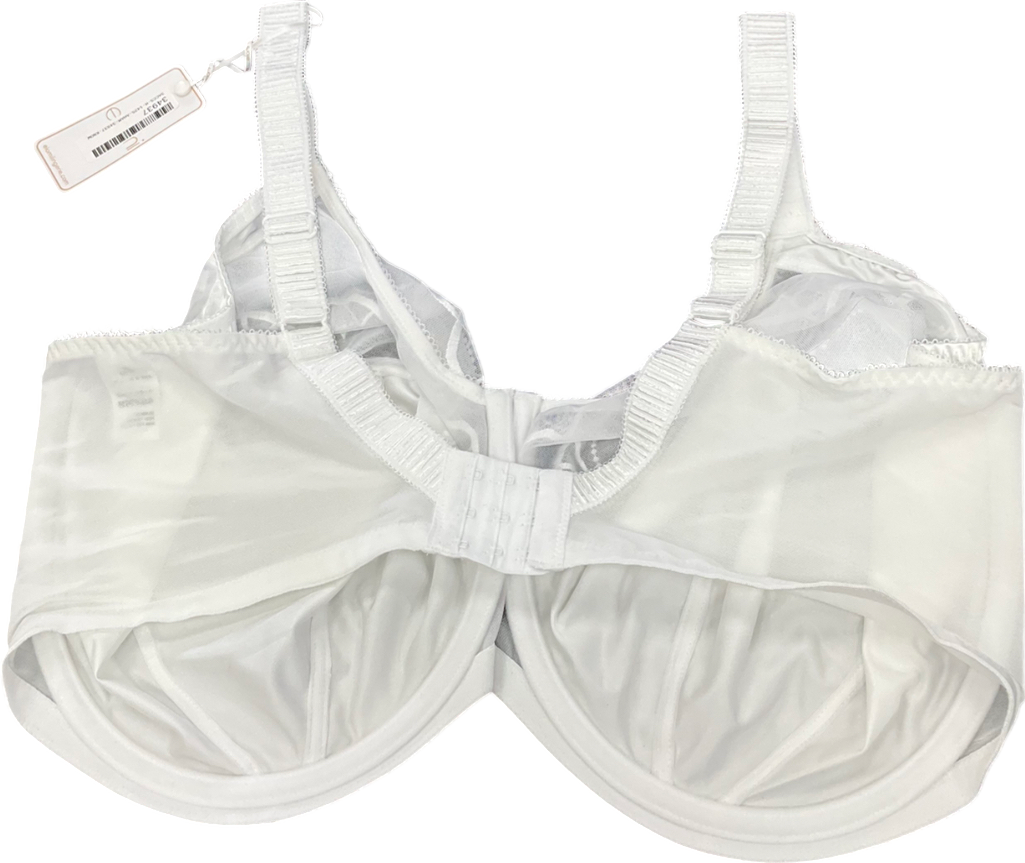 Elomi Lingerie White Cate Full Cup Padded Bra 44l UK XXXL