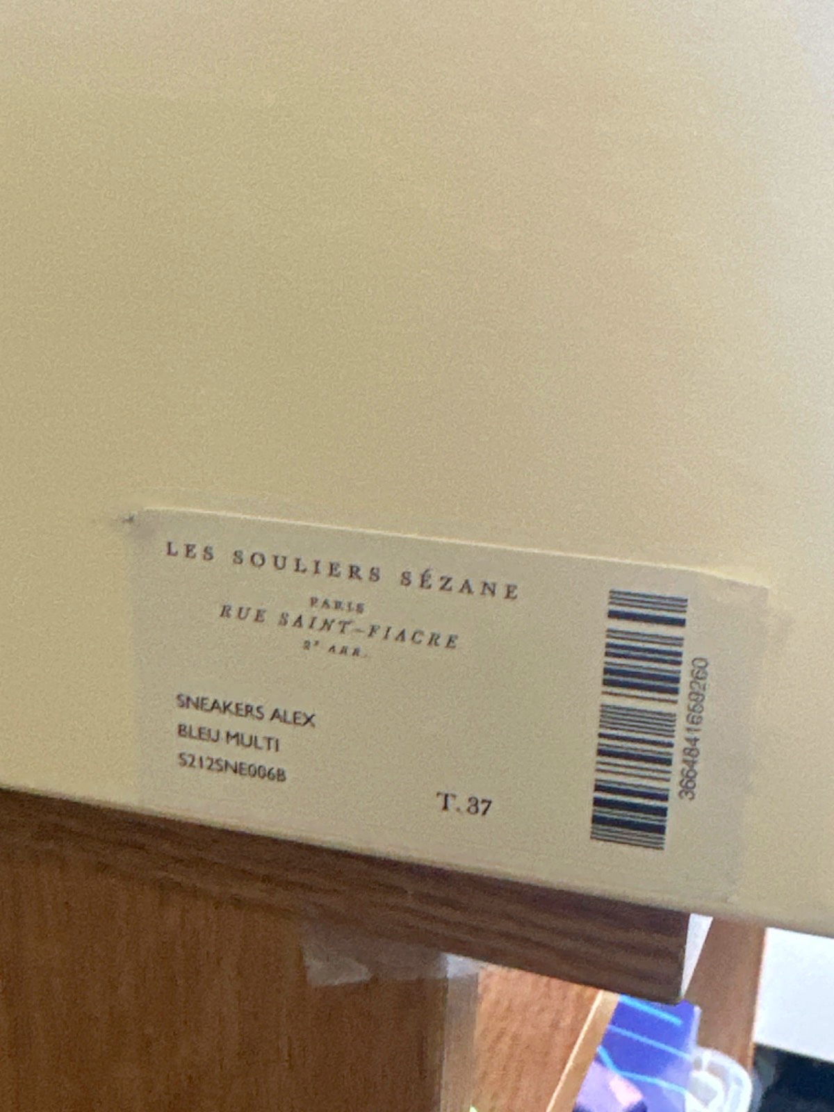 SEZANE Blue Alex Trainers UK 4 EU 37