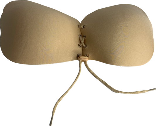 SHEIN Beige Sticky Bra UK 34C