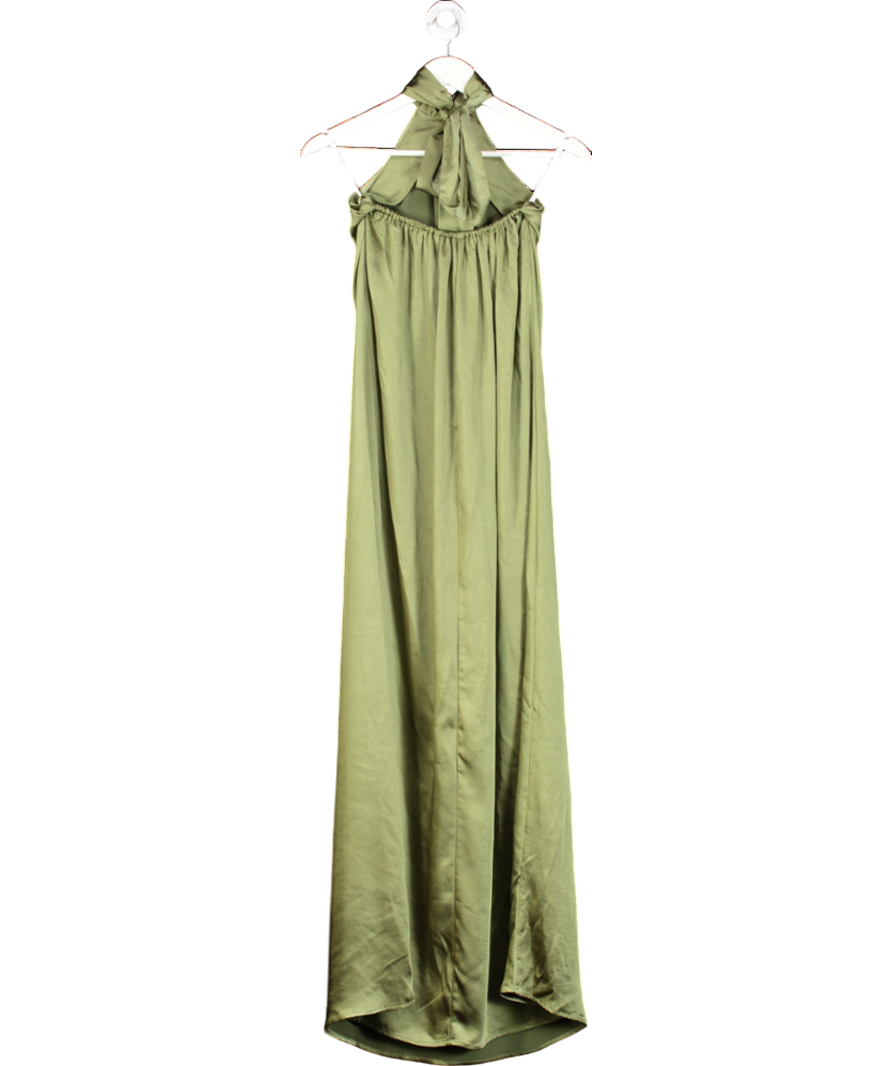 Club L Green Halter Neck Maxi Dress UK 6 - Reliked Club L Green Halter Neck Maxi Dress UK 6 - Reliked